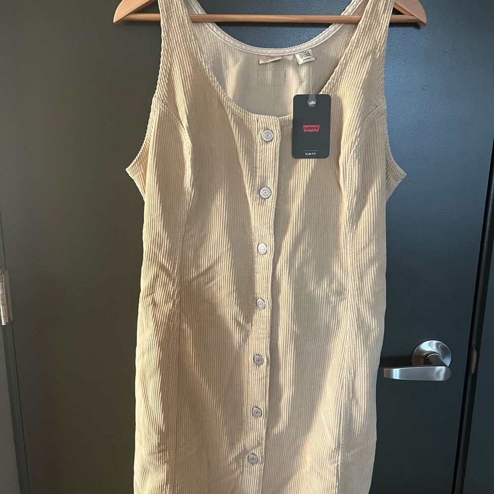 Levi's Cream Slim Fit Dress